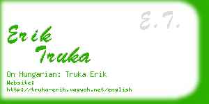 erik truka business card